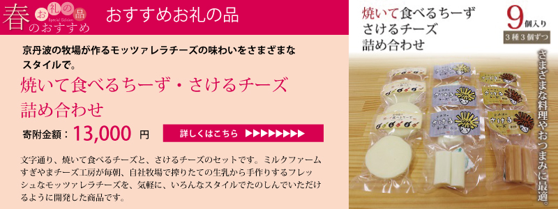 特集「春のお礼の品」